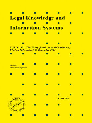 cover image of Legal Knowledge and Information Systems
